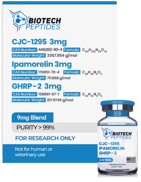 CJC-1295 (Mod GRF 1-29) & Ipamorelin & GHRP-2 mengsel